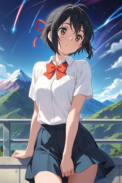 Flipped Chat AI – Chatten mit Mitsuha Miyamizu