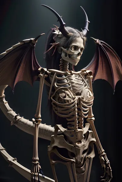 FlippedチャットAI – スケルトンドラゴンとチャット