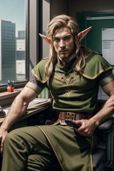 Flipped Chat AI – Чат с Лидер гильдии Элвор