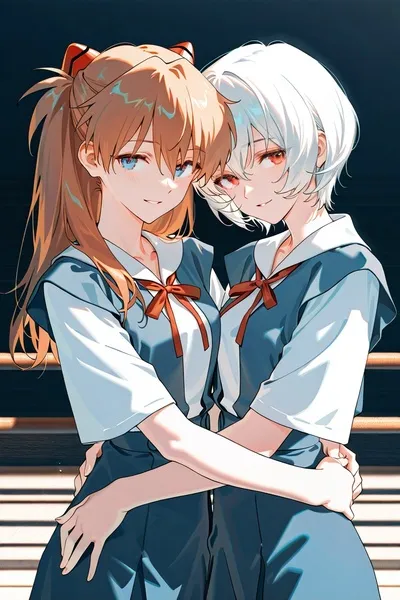 Flipped Chat AI – Chatten mit Asuka & Rei