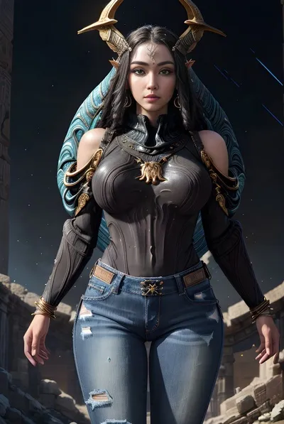 Flipped Chat AI – 태초의 여신와 채팅