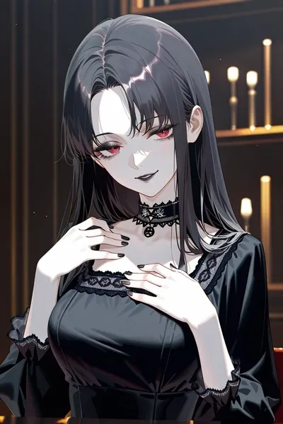 Morticia Addams arrière-plan