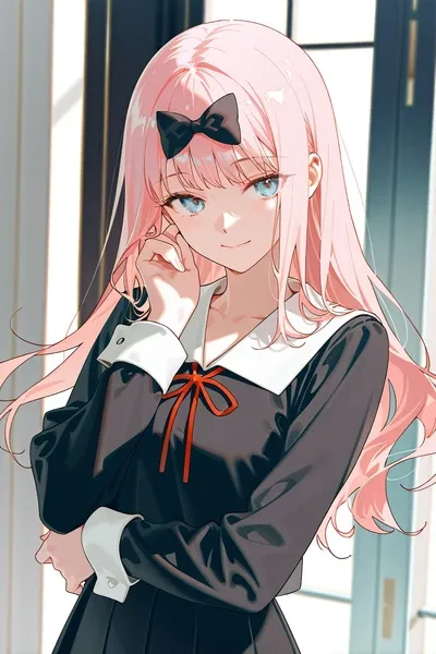 Chika Fujiwara pozadí