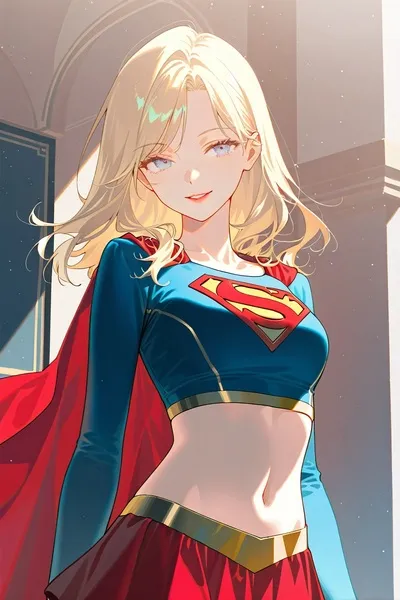Latar belakang Supergirl