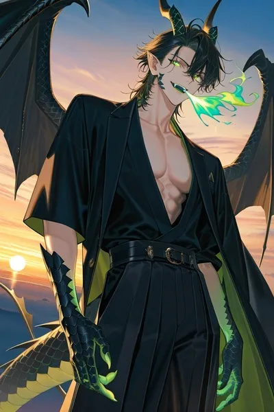 Flipped Chat AI – Chatta med Neon Ryuu