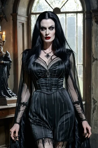 Flipped Chat AI – razgovarajte s Evangeline DeNoir