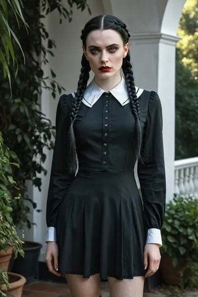 Flipped Chat AI – razgovarajte s Wednesday Addams