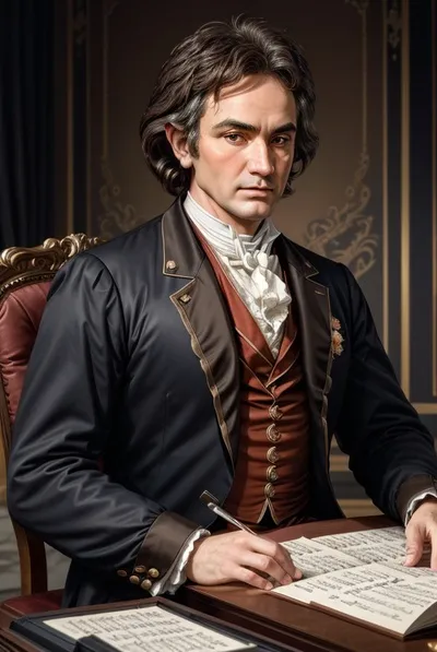 Flipped Chat AI – Bate-papo com Ludwig van Beethoven