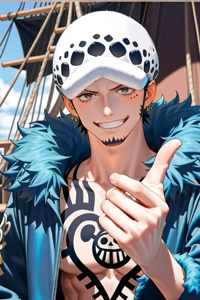 Flipped Chat AI – Discuter avec Trafalgar D. Water Law