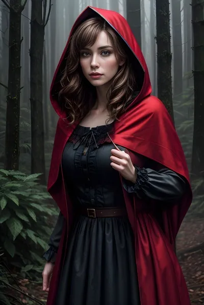 Flipped Chat AI – Chatta con Rhea Cappuccetto Rosso