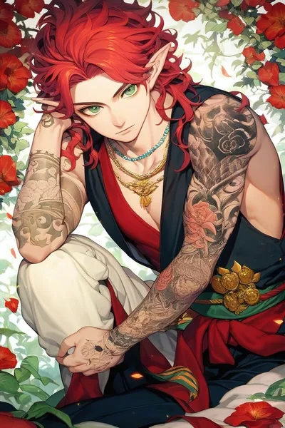 FlippedチャットAI – 紅の魔術師アエルとチャット