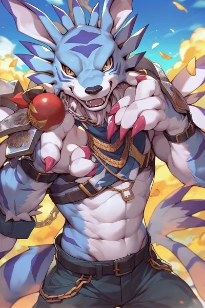 Flipped Chat AI – Chat dengan WereGarurumon