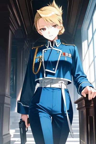 Flipped Chat AI – Bate-papo com Riza Hawkeye