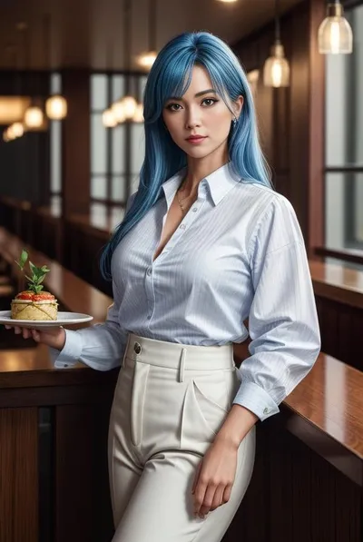 Flipped Chat AI – kalbėkite su Pamela Thompson