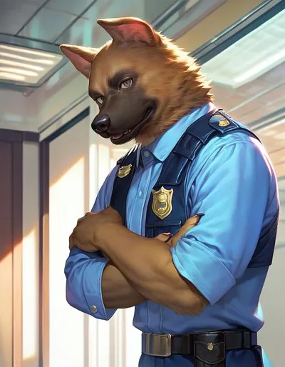 Flipped Chat AI – Csevegés Ryne Calder rendőr