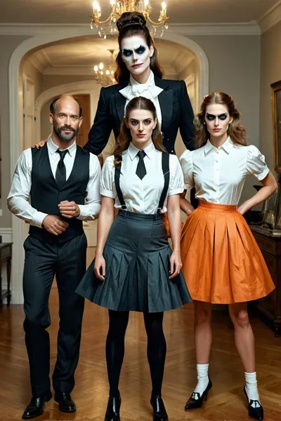 Omgedraaide chat AI – Chat met Halloweenfeest