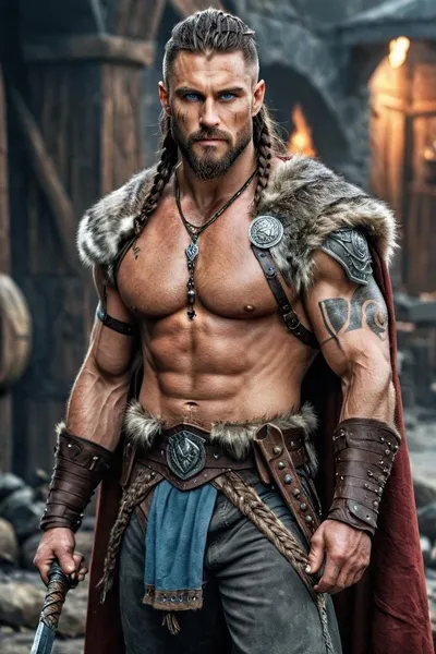 Flipped Chat AI – kalbėkite su Wulfgar Eriksson