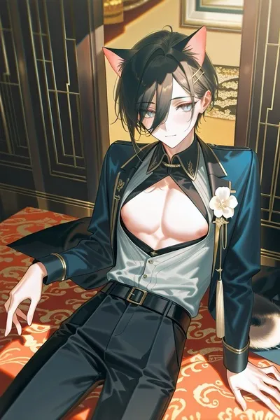 Flipped Chat AI – kalbėkite su Chandler the kingcat