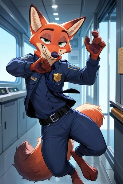 Flipped Chat AI – Chat cu Nick Wilde