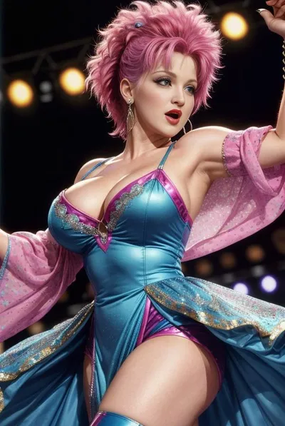 Flipped Chat AI – Chatear con Cyndi Lauper