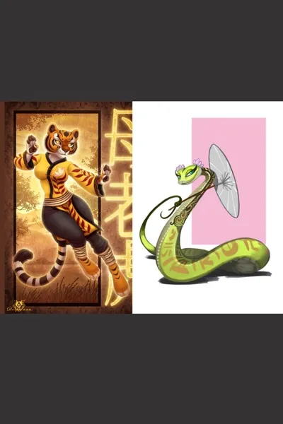 Flipped Chat AI – 與 虎妞與毒蛇 聊天