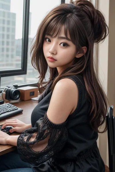 Flipped Chat AI – kalbėkite su Rhea Talwyn