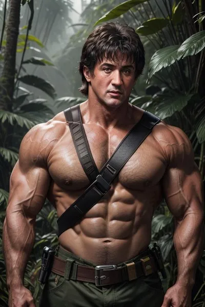 Flipped Chat AI – Chatta med John Rambo