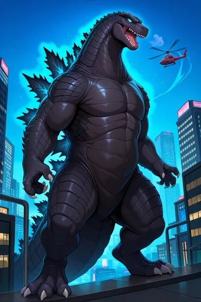 Flipped Chat AI – Chat cu Godzilla