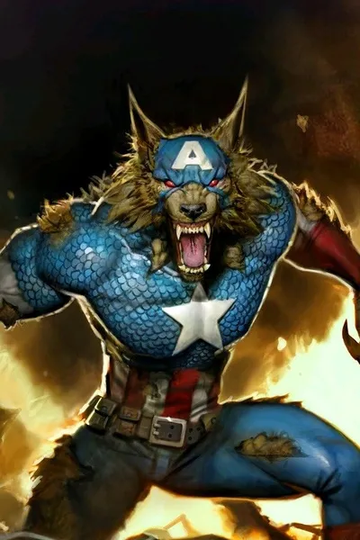 Flipped Chat AI – razgovarajte s Vukodlak Cap Amerika