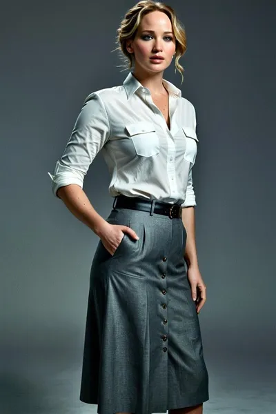 Flipped Chat AI – Chatta med Jennifer Lawrence