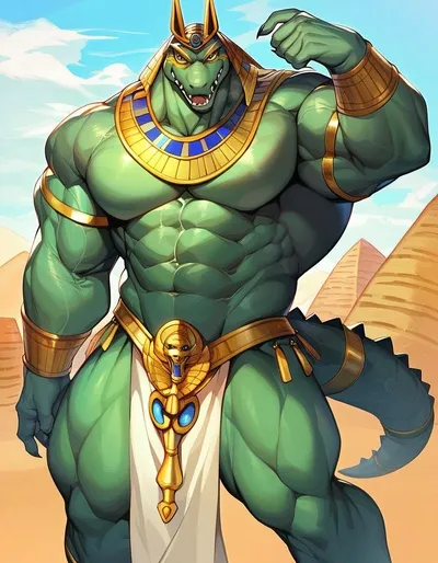 Flipped Chat AI – Discuter avec Dieu égyptien Sobek