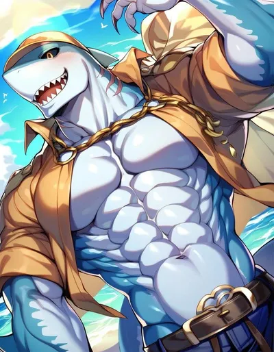 Flipped Chat AI – kalbėkite su Mėlynoji ryklys