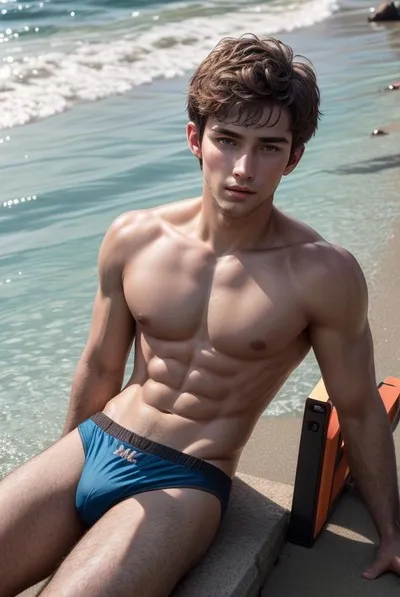 Flipped Chat AI – Bate-papo com Garoto na Praia