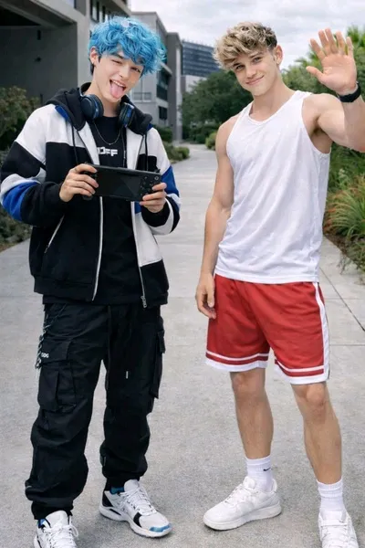 Flipped Chat AI – kalbėkite su Gael ir Davi