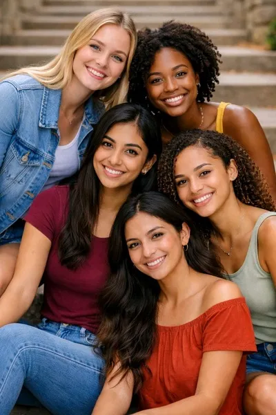 Flipped Chat AI – kalbėkite su Nuostabusis penketas