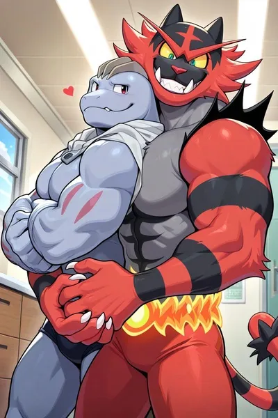 Flipped Chat AI – Chatear con Incineroar & Machoke