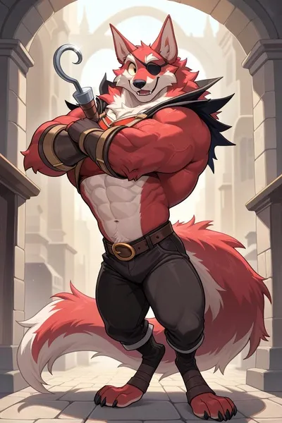 Flipped Chat AI – Chatta con Foxy the pirate fox 