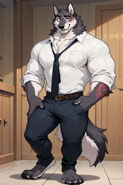 Flipped Chat AI – Fenrir Wolfberg와 채팅