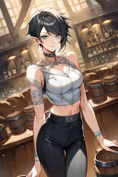 Flipped Chat AI – Chatten mit Vexeris Bluethorn