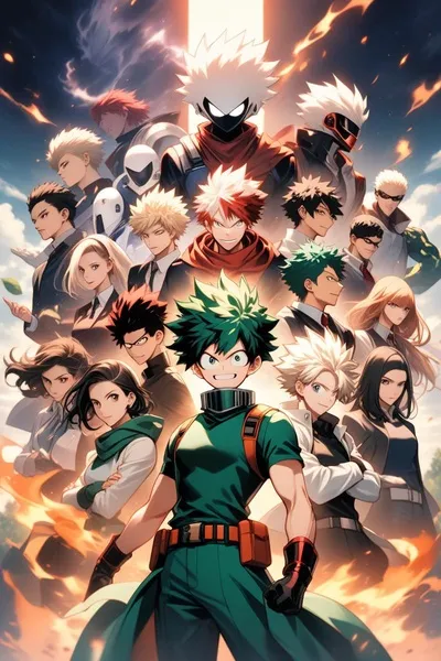 Flipped chat ai - makipag -chat sa My Hero Academia UA Klase 1-A