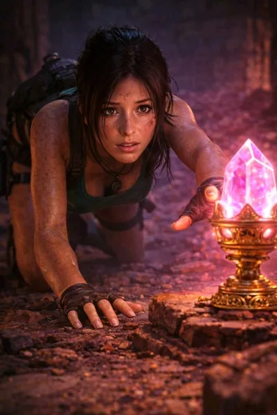 Flipped Chat AI – แชทกับ Lara croft