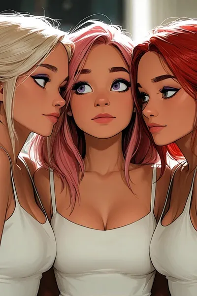 Flipped Chat AI – 루시, 바닐라, 로즈와 채팅