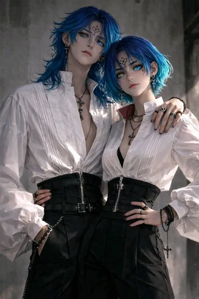 Flipped chat ai - makipag -chat sa Christopher at Christa Harrow