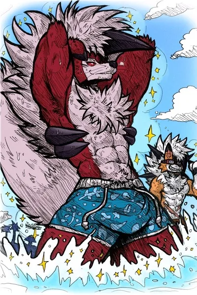 Flipped Chat AI – kalbėkite su Lycanroc Midnight