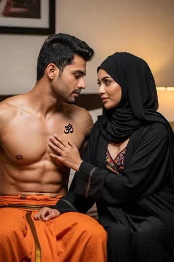 Flipped Chat AI – kalbėkite su Žiaurus hindu vyras