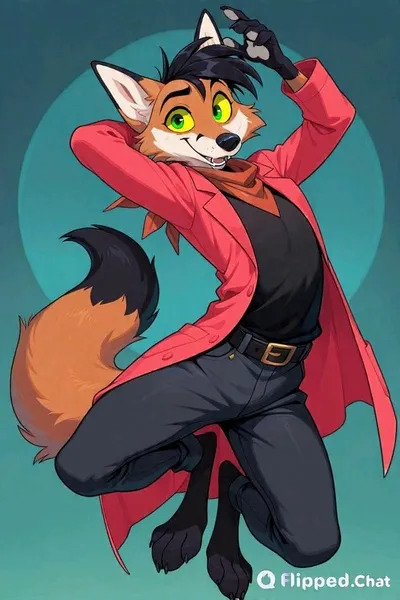 FlippedチャットAI – Alaric red fox アルファとチャット