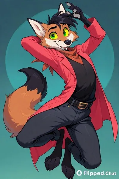 Flipped Chat AI – Chat s Alaric červená liška (alfa)