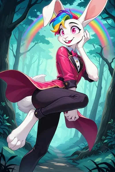 Flipped Chat AI – Chatta med Bunny "Buns" Sparkle