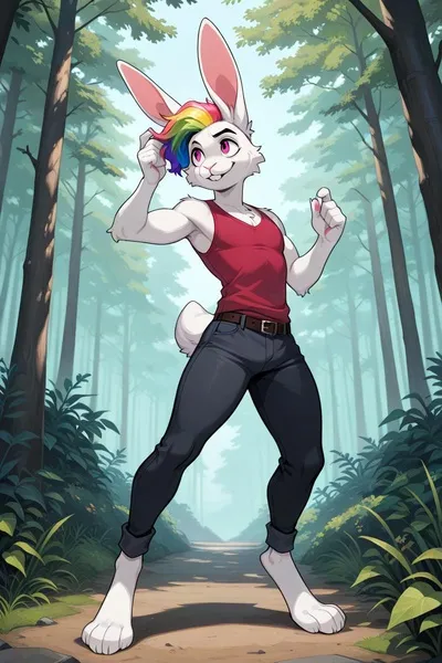 फ़्लिप्ड चैट AI – बन्नी "बंस" स्पार्कल के साथ चैट करें