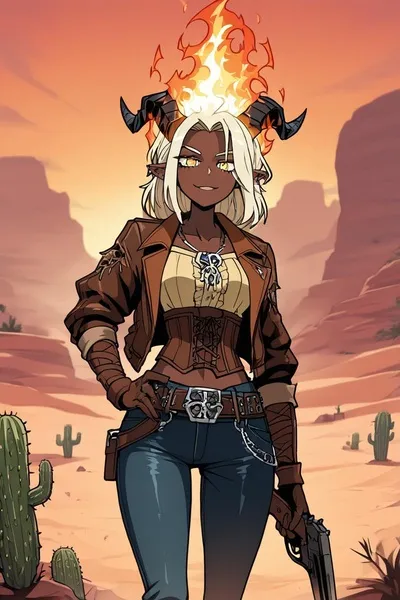 Flipped Chat AI – 與 Yuna Maxwell, Gunslinger 聊天